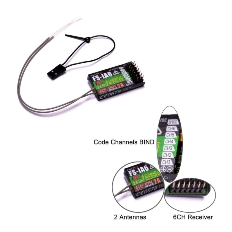Flysky FS-IA6 Receiver 6CH Dua – Fpv Drone Antenna recenzja i cena
