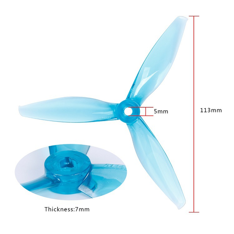 GEMFAN Freestyle 5144 5.1 Inch – Fpv Drone Propeller recenzja i cena