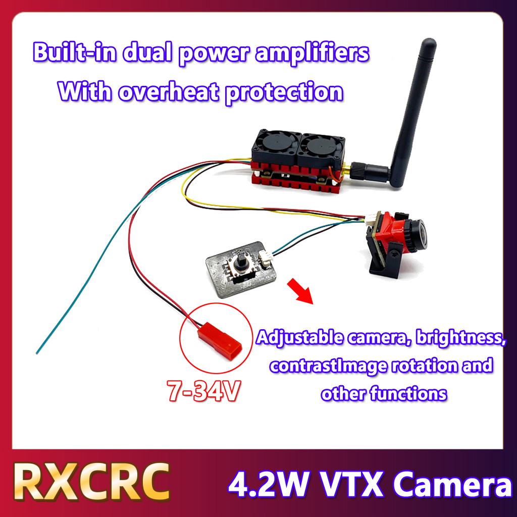 RXCRC 5.8G 48CH 4.2W High Powe – Fpv Drone Transmitter recenzja i cena