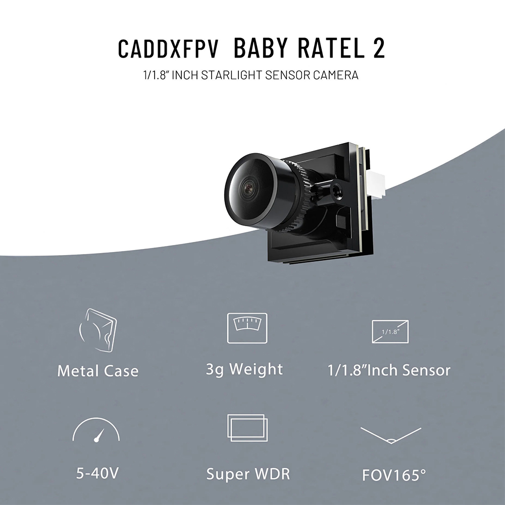 CADDX Micro FPV Camera Ratel 2 – Fpv Drone Camera recenzja i cena
