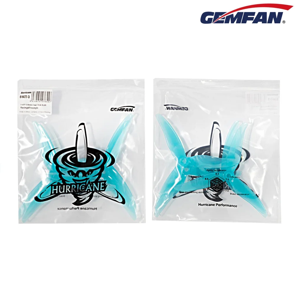 10Pairs (10CW + 10CCW) Gemfan  – Fpv Drone Propeller recenzja i cena