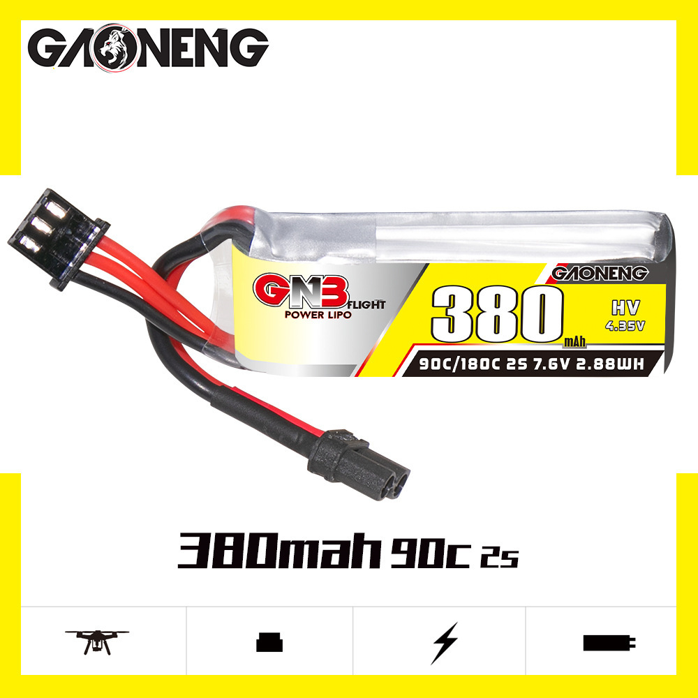 GNB 2S 7.6V 380mAh 90C/180C Li – Fpv Drone Battery recenzja i cena