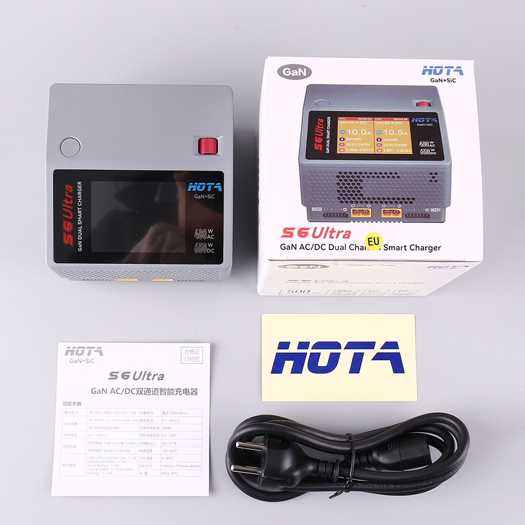 HOTA S6 Ultra Gallium Nitride  – Fpv Drone Charger recenzja i cena