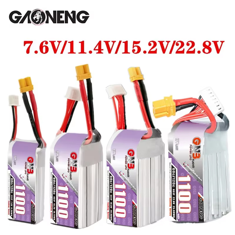 GNB 1100mAh 2S 3S 4S 6S 60C/12 – Fpv Drone Battery recenzja i cena