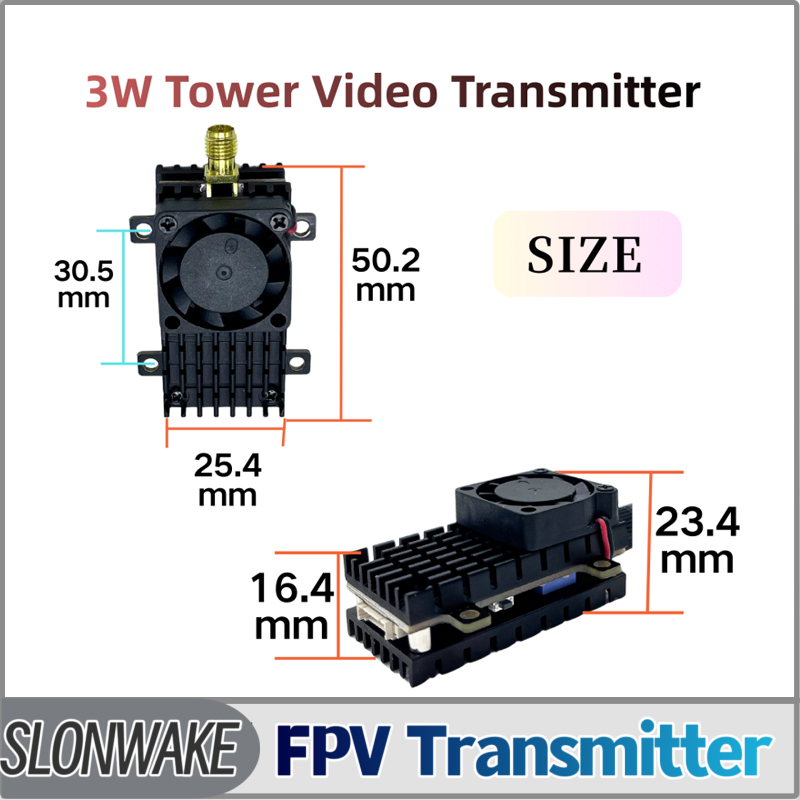 SLONWAKE 5.8G 3000mW Simulatio – Fpv Drone Transmitter recenzja i cena