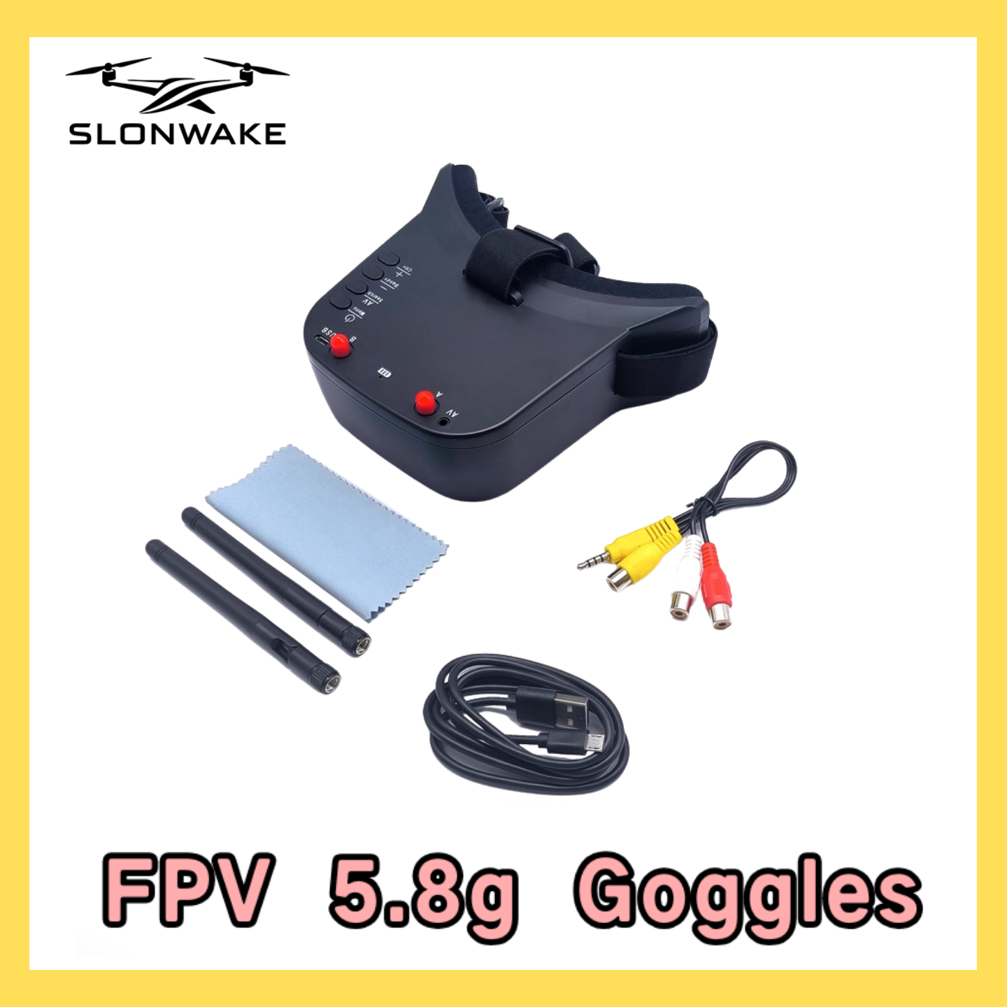 SLONWAKE 5.8G 48CH FPV 400mw V – Fpv Drone Receiver recenzja i cena