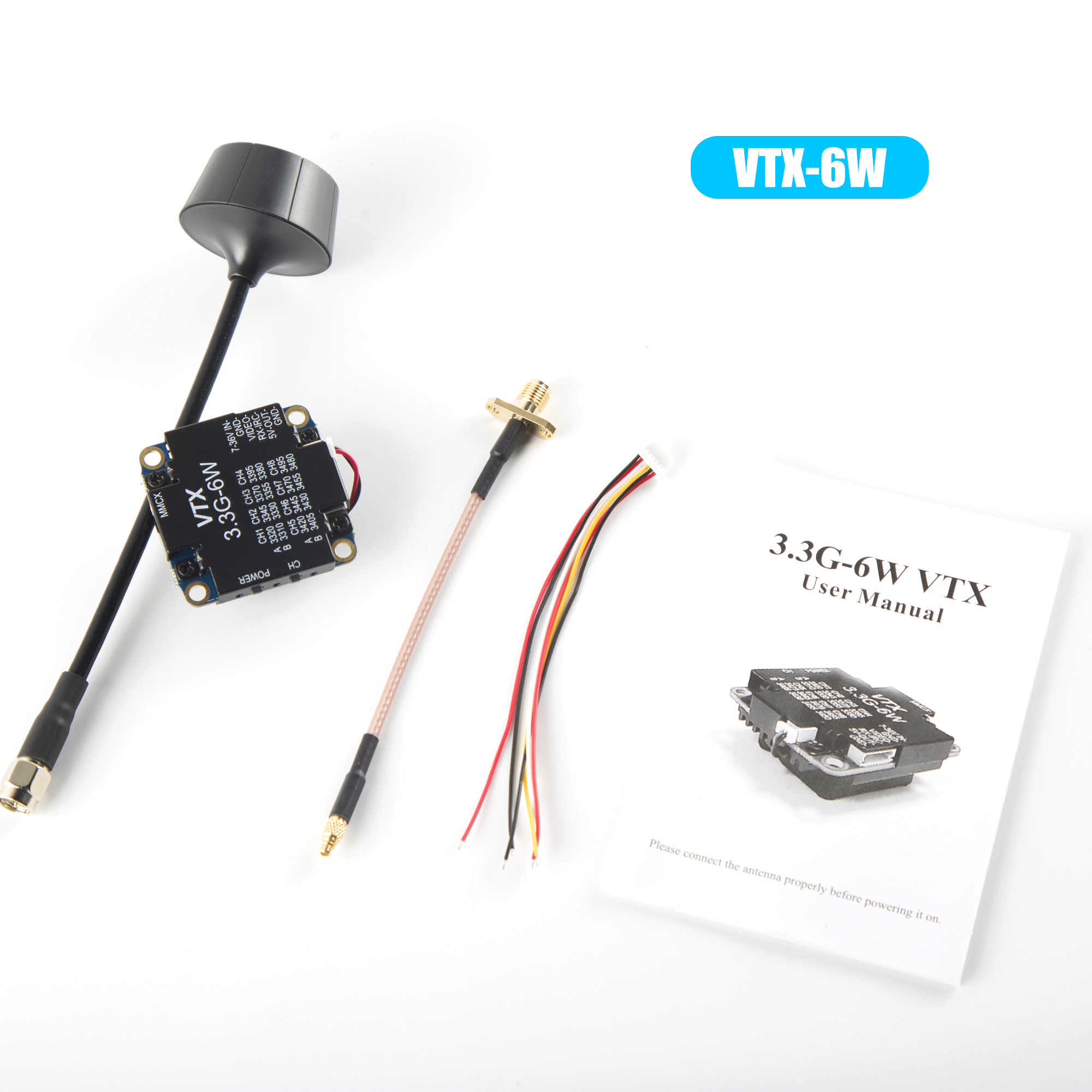 FPV Video Transmitter 3.3G 6W  – Fpv Drone Transmitter recenzja i cena