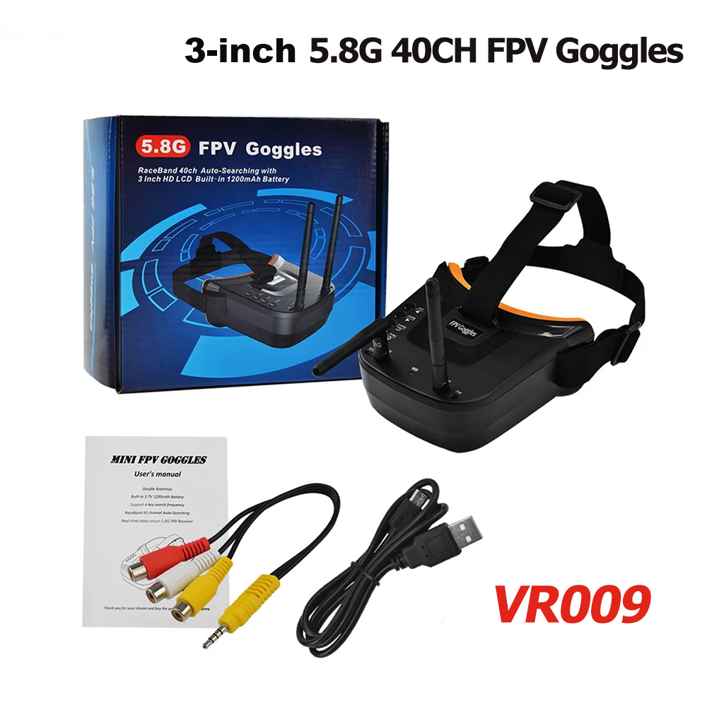 VR009 FPV Video Goggles 3Inch  – Fpv Drone Antenna recenzja i cena