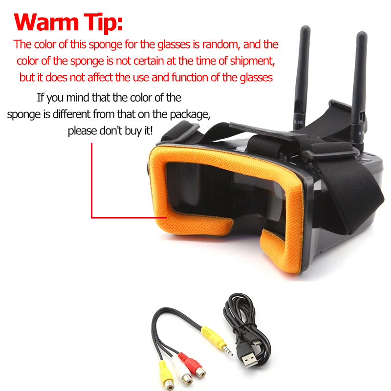 VR009 FPV Video Goggles 3Inch  – Fpv Drone Antenna recenzja i cena